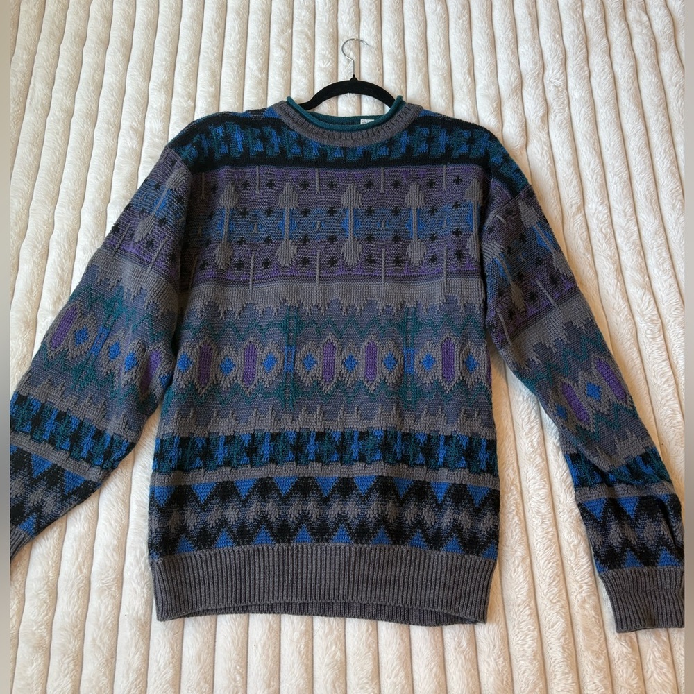 Vintage Saturdays Acrylic Knit Sweater